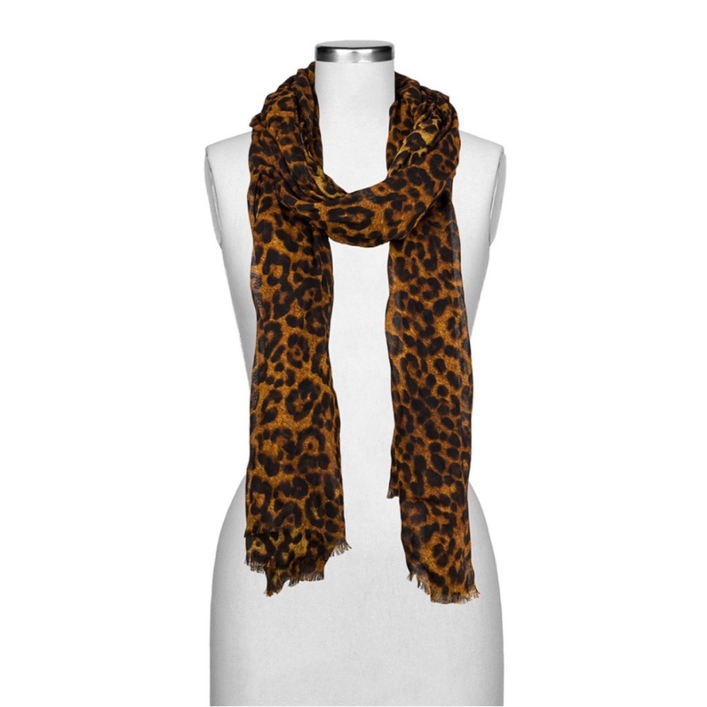 NWOT PATRICIA NASH Leopard Print Scarf